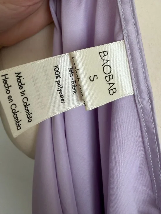 Baobab Marea Purple One Shoulder Dress S - Picture 5 of 7